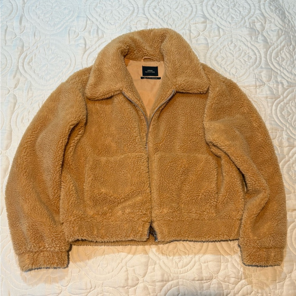 Urban Outfitters Teddy Bomber Jacket
